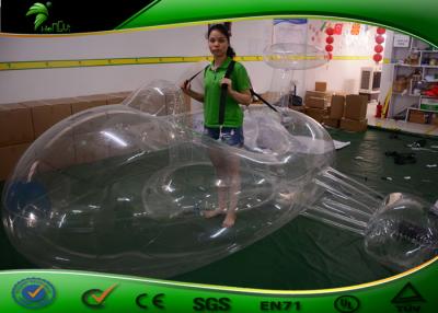 China Inflatable Replicas Plane Model / Inflatable Transparent Plane For Water Park for sale