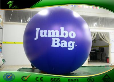 China PVC inflable que hace publicidad del globo púrpura/del globo de encargo inflable del logotipo con la iluminación del LED en venta