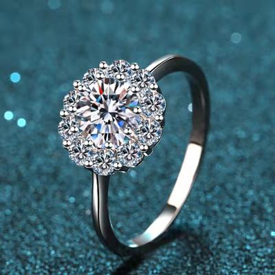 China Classic Ring Silver CLASSIC 925 Luxury Wedding Ring Manufacturers Directly Supply European and American Style ZIRCON RING 925 PU for sale