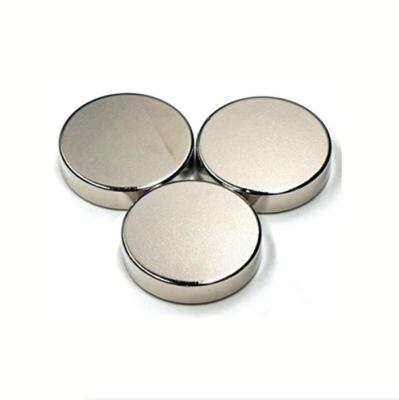 China Custom strong industrial magnet disk neodymium N52 magnet N50 32 mm X 3 mm with factory direct sale price for sale