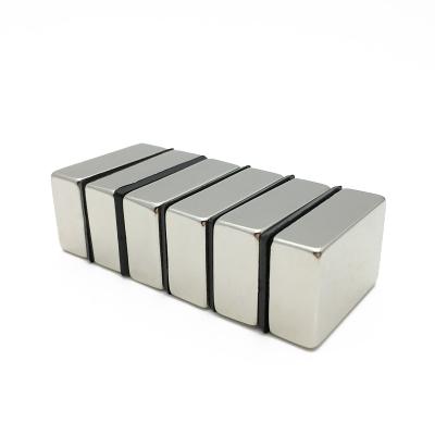 China industrial strong magnet n52 block neodymium magnet with nickel coating, magnet plate for sale