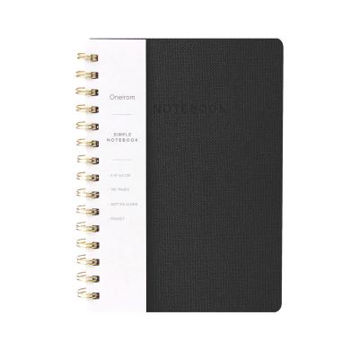 China Hot Selling Amazon Softcover Custom Design PP Cover Student Diary Business Office Supply Waterproof Notebook A5 Spiral Notebook for sale