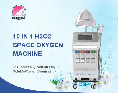 China Whitening 2022 New 10 in 1 Hydraulic Facial Peel Aqua Peel Equipment Clean Microdermabrasion Space H2O2 Oxygen Facial Multifunctional Machine for sale