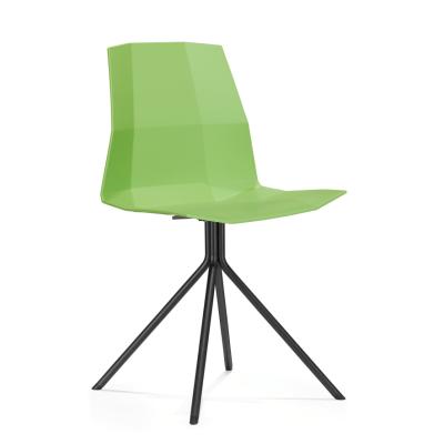 Китай Cheap wholesale factory manufacture Revolving metal leg colorful Modern elegant Plastic Chairs продается