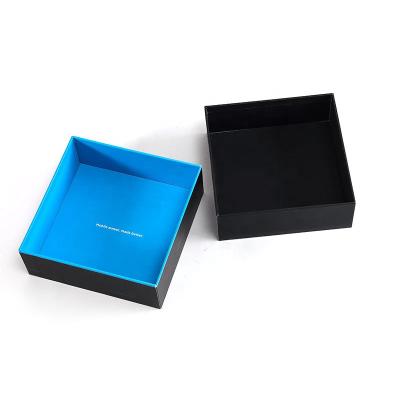 China Recycled Materials Storage Beauty High End Empty Cosmetic Packaging Good Quality Wholesale Two Piece Small Gift Boxes Lid And Base Box for sale