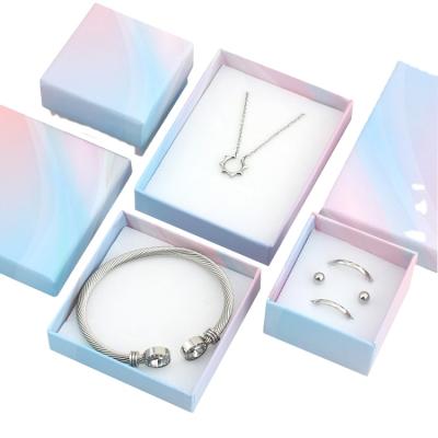 China Wholesale Recycled Jewelry Empty Custom Logo Jewelry Box Manufacturer Supply Packaging Materials Bracelet Necklace Storage Gift Box for sale