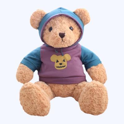 China Custom Plush Toy Plush Toy Teddy Bear Ear Hoodie Inside Customized Japanese Large Lovely Cotton Doll Baby Jacket Kids Plush for sale