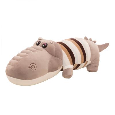 China Real Soft Toy Crocodile Stuffed Toy Cute Cartoon Plush Kangaroo Cat Bear Pillow Soft Alligator Plush for sale