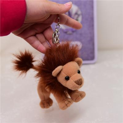 China Key Chain Plushie Lion Pendants Mini Cartoon Stuffed Mini Soft Cute Plush Toy Kawaii animal soft toy wholesale for sale