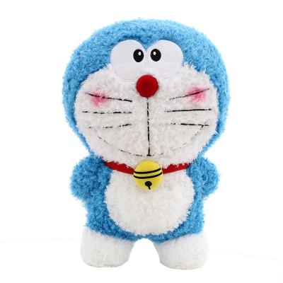 China Wholesale soft plushie cartoon characters blue cat doll plush fashion toy cute animal stuffed soft toys for sale