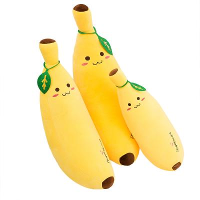 China Soft cute banana plush toy plushie stress squishy fruits soothe soft stuff pillow doll cartoon stuffed toy for sale