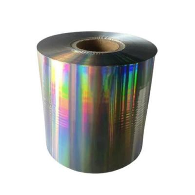 China Moisture Proof BOPP Laser Transparent Pillar PET Holographic Thermal Film For Printing for sale