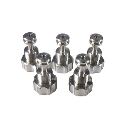 China Food Machinery CNC Turning And Machining 316L .304 Stainless Steel Custom Screw Nuts Tight Tolerance Perfect Surface for sale