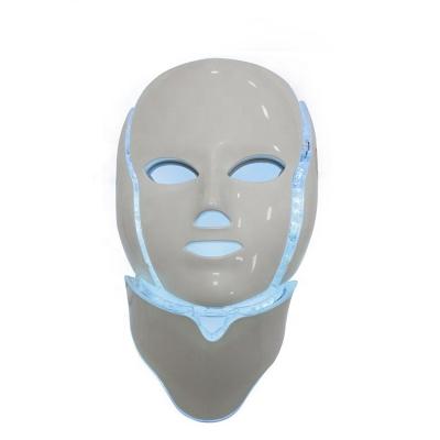 China Skin Tightening 7 Color Photon Light Therapy Skin Care Wrinkle Acne Removal Electric Face Neck Rejuvenation Led Face Mask for sale