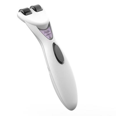 China Microcurrent Portable Rechargeable Handheld Personal Home Roller Skin Care Use Face Lift Face Massager EMS for sale