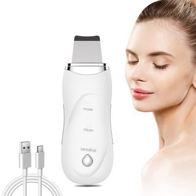 China Best Selling Electric Facial Massage Skin Scrubber DEEP CLEANING Portable Ultrasonic Deep Cleansing Machine for sale