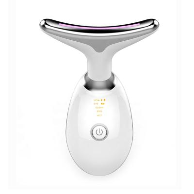 China Face Lift Promote Blood Circulation Vibration EMS Face Lift Soothe Eye Fatigue Neck Care Wrinkle Removal Massager for sale