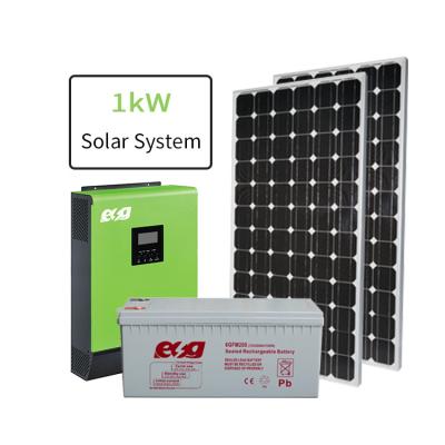 China ESG 1KW 12V Sine Wave Inverter Battery 220v Single Phase 7kw Pure Inverter Battery Home Solar System for sale