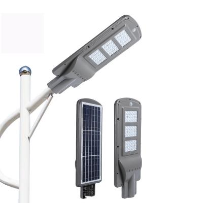 China Genuine ROAD/Garden/Park ESG Street Light 30W Pole Street Light With Solar Panel All In One Led Solar Street Light for sale