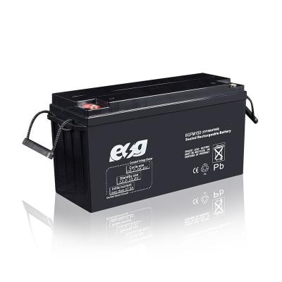 China ESG toys in storage current solar deep cycle 12v 150ah 20HR long life rechargeable lead acid battery for sale