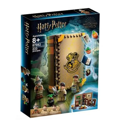 China DIY PLAY 2022 Hot New 233PCS Harry Series Potter Herbology Classroom The Blocks Book In Hufflepuff Model Building Blocks Legoing Toys for sale