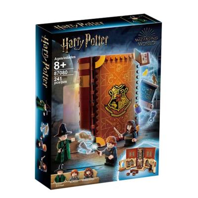 China DIY PLAY 2022 Hot Book The New 241PCS Harry Series Potter The Blocks Of Transfiguration Class Into Gryffind Model Building Blocks Legoing Toys for sale