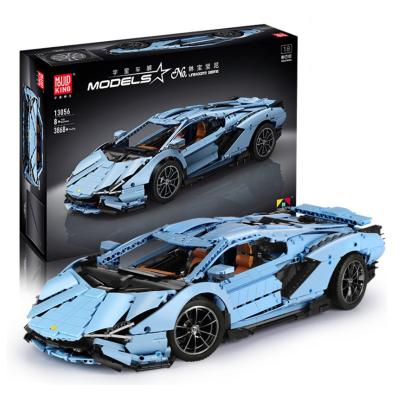 China The DIY TOY Blue Version Lam borghini Xyen Model Block 1:8 Compatible With Super Technic Legoing RC Car Building Block Toys For Children for sale