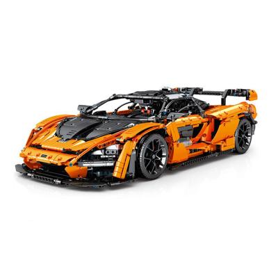 China DIY TOY McLaren Senna Model 1:10 3629 Pcs Blocks Compatible With Technic Legoing RC Super Racing Car Building Block Toys for sale