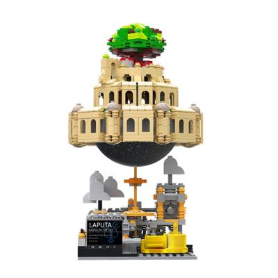 China DIY TOY Amazon Best Seller 1179Pcs Sky City Music Box Block Toys Educational Children Puzzle Building Block Assembling Toys for sale