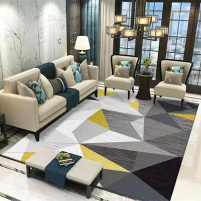 China Custom Washable Living Room Bedroom Anti Dust 100% Non Slip Polyester For Floor Square Custom Cover for sale