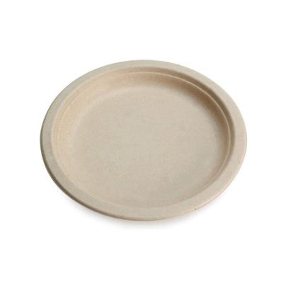 China 6 Inch Simple Modern Disposable Biodegradable Sugarcane Bagasse Paper Pulp Mold for sale