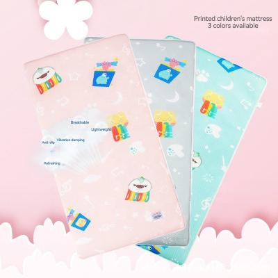 China Foldable Cartoon Single Color Printing Children's Mattress Newborn Children's Cribs for sale