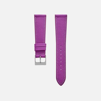 China Stainless Steel Wristwatch Band Calf Watch Belt Low MOQ Hand Made Genuine Leather Watch Strap for sale