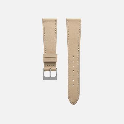 China 24mm Cowhide Stainless Steel Pin Buckle Genuine Leather Watch Band 10mm 12mm 14mm 16mm 18mm 20mm 22mm Running to OEM for sale