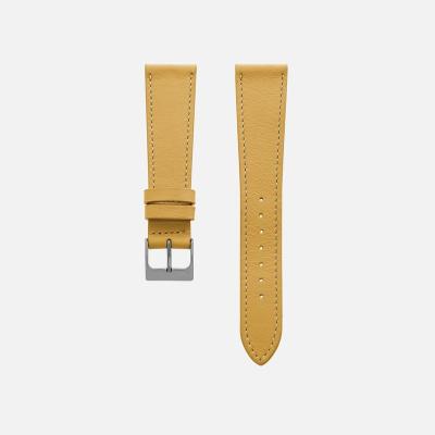 China Custom Low MOQ OEM Western Handmade Genuine Leather Watch Band Strap High Quality Stainless Steel Clasp for sale