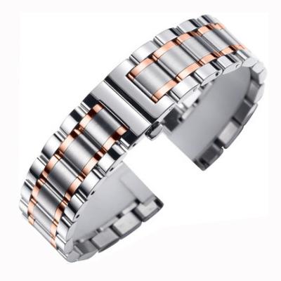 China Luxury Stainless Steel SS-190101 (in stock) Free Silver 50pcs Stainless Steel Watch Band Strap Custom Watch Band Highly Welcomed DS for sale