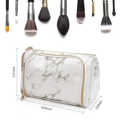 China Hot Selling Lady Makeup Bag PU Makeup Pouch Travel Cosmetic Organizer Small Makeup Bag for Women and Girls for sale