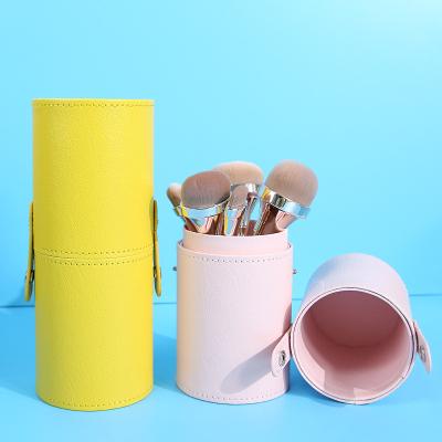 China NATIONAL Large Capacity Makeup Brush Holder Make Up Organizer Cosmetic Bag Cup Brush Case Organizer Cosmetic Cup Storage Bag for sale