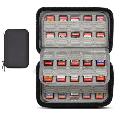 China 80 Games Media Cartridges Storage Case for Nintendo Switch Games or Physical SD Memory Cards, Black 18.8 x 12.2 x 5.5cm for sale