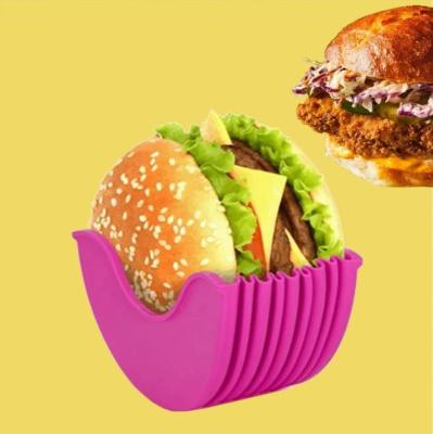 China High Quality Folder Egg Burger Box Holder Hamburger Donut Sandwich Stocked Tart Box for sale