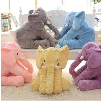 China Kids Gift Wholesale China Supply Cheap Baby Plush Stuffed Elephant Toys Pillow Case for sale