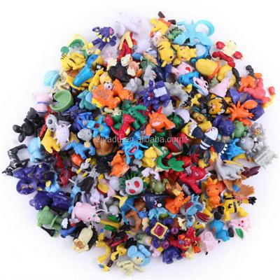 China Hot Selling Toy 144pcs 2-3cm Pocket Monsters Pokemon Action Number Toy Cartoon Pokemon for sale