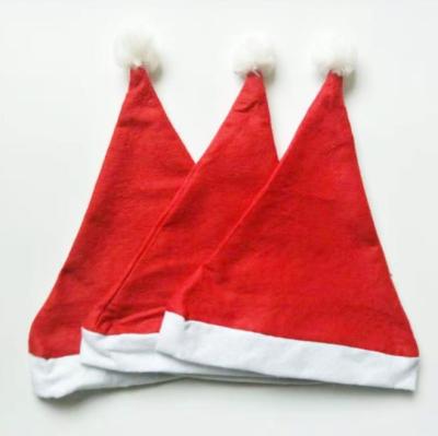 China Christmas Decorations Christmas Hat Non-woven Fabric Christmas Ornament Hat Kids Hat Adult Wholesale for sale