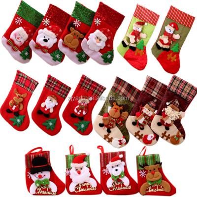 China Wholesale Christamas Home Decoration 2017 Embroidery Christmas Decoration Christmas Stocking for sale