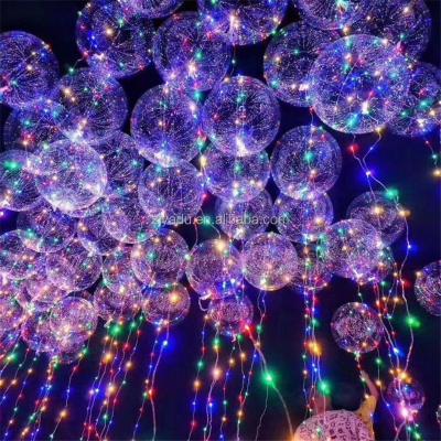 China Hot China Light Helium Balloon LED Gift 18 Inch LED Decoration Light Bobo Balloon for sale