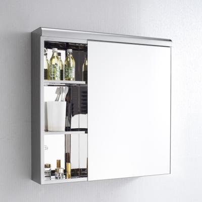 China Eco-friendly China Wholesale Custom Stainless Steel Bathroom Mirror Corner Cabinet for sale