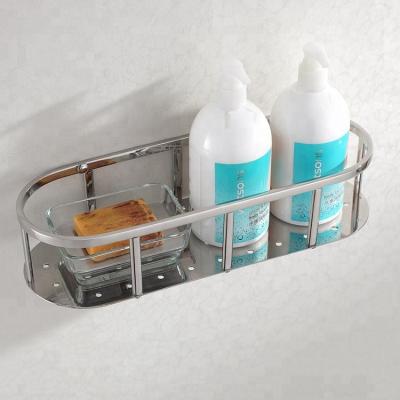 China High Quality Bathroom Shower Storage Rack Bathroom Accessory Sets Wall Mounted Wire Locker For Bath Shelf Rack Shower Caddy for sale