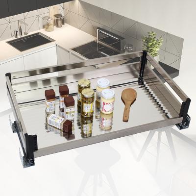 China Shiny Polish Buffet Racks Kitchen Storage Racks GFR 384 Stainless Steel Kitchen Accessories for sale