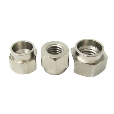 China Kitchen Screws Hot Selling Stainless Steel Hexagon Rivet Nut Sheet Metal Step Flange Nut NZS for sale