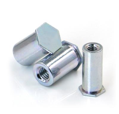 China GALVANIZED Type Carbon Steel BSO Self-Hooking Standoffs Blind Hole Hexagon Head Threaded Standoffs for sale